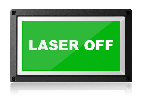 Laser-Off Light - Rekall Dynamics LED Sign-Red-Low Voltage (12-24v DC)-