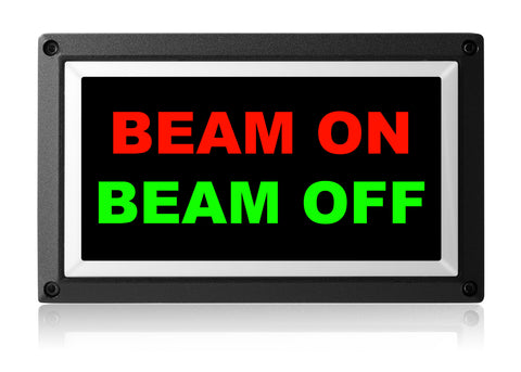 Beam On-Off Light - Rekall Dynamics LED Sign-Red-Low Voltage (12-24v DC)-