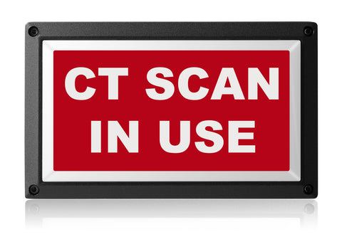 CT Scan In-Use Light - Rekall Dynamics LED Sign-Red-Low Voltage (12-24v DC)-