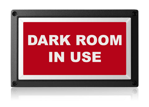 Dark Room In-Use Light - Rekall Dynamics LED Warning Sign-Red-Low Voltage (12-24v DC)-