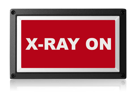 X-Ray On Light - Rekall Dynamics LED Warning Sign-Red-Low Voltage (12-24v DC)-