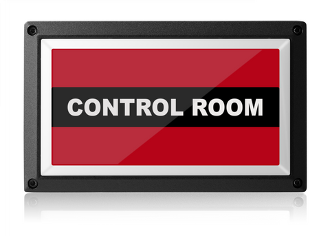 Control Room Light - Red ISO - Rekall Dynamics LED Sign-Red-Low Voltage (12-24v DC)-
