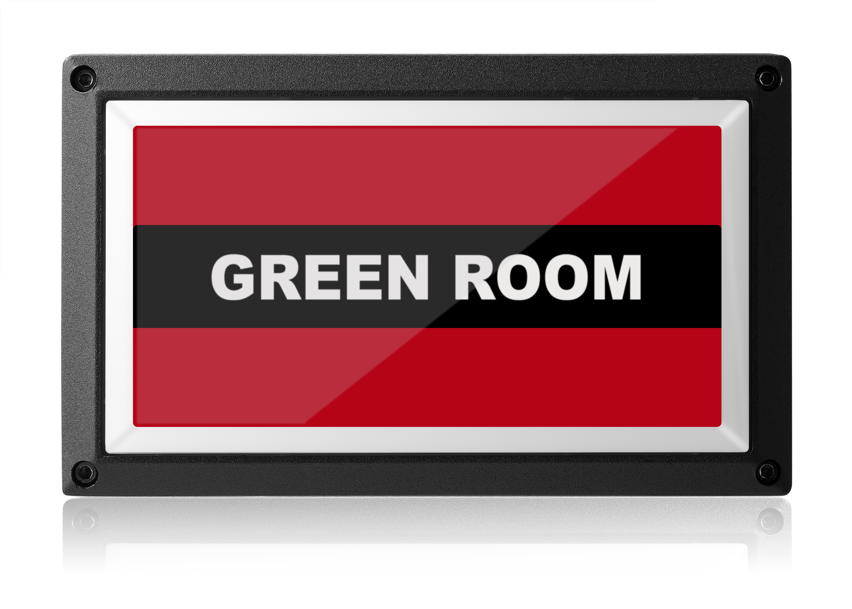 Green Room Light - Red ISO - Rekall Dynamics LED Sign-Red-Low Voltage (12-24v DC)-