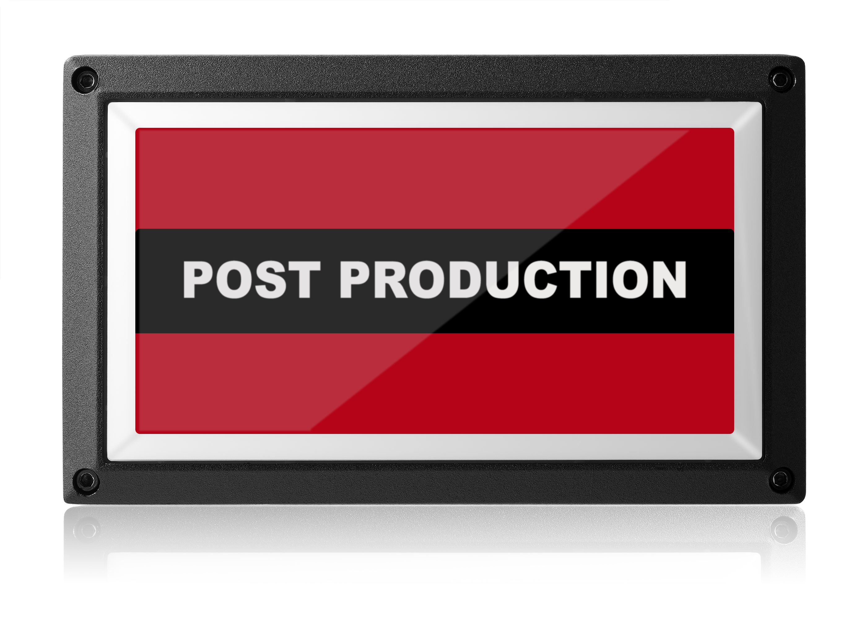 Post Production Room Light - Red ISO - Rekall Dynamics LED Sign-Red-Low Voltage (12-24v DC)-