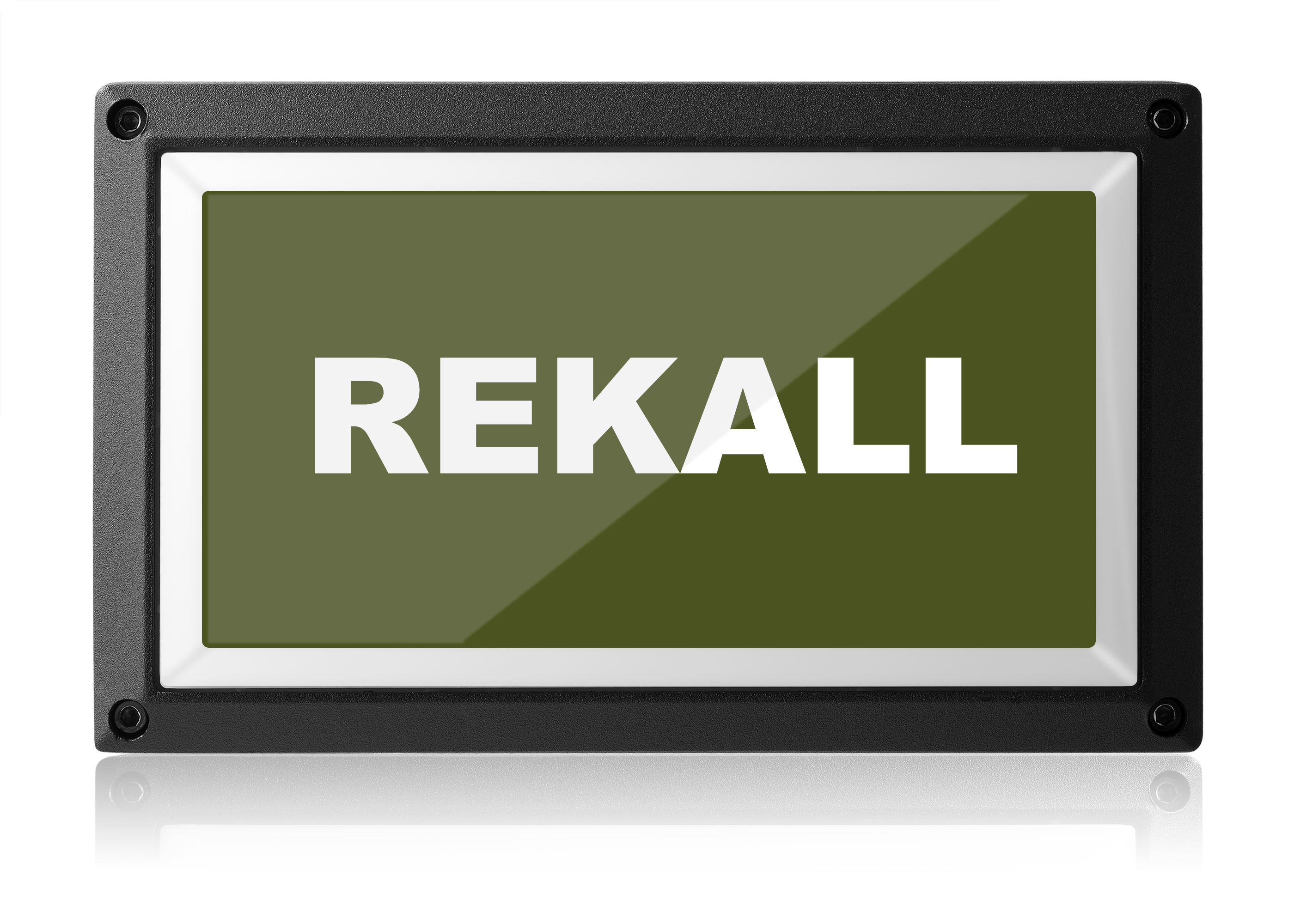 Info is Classified Light - Rekall Dynamics LED Sign-