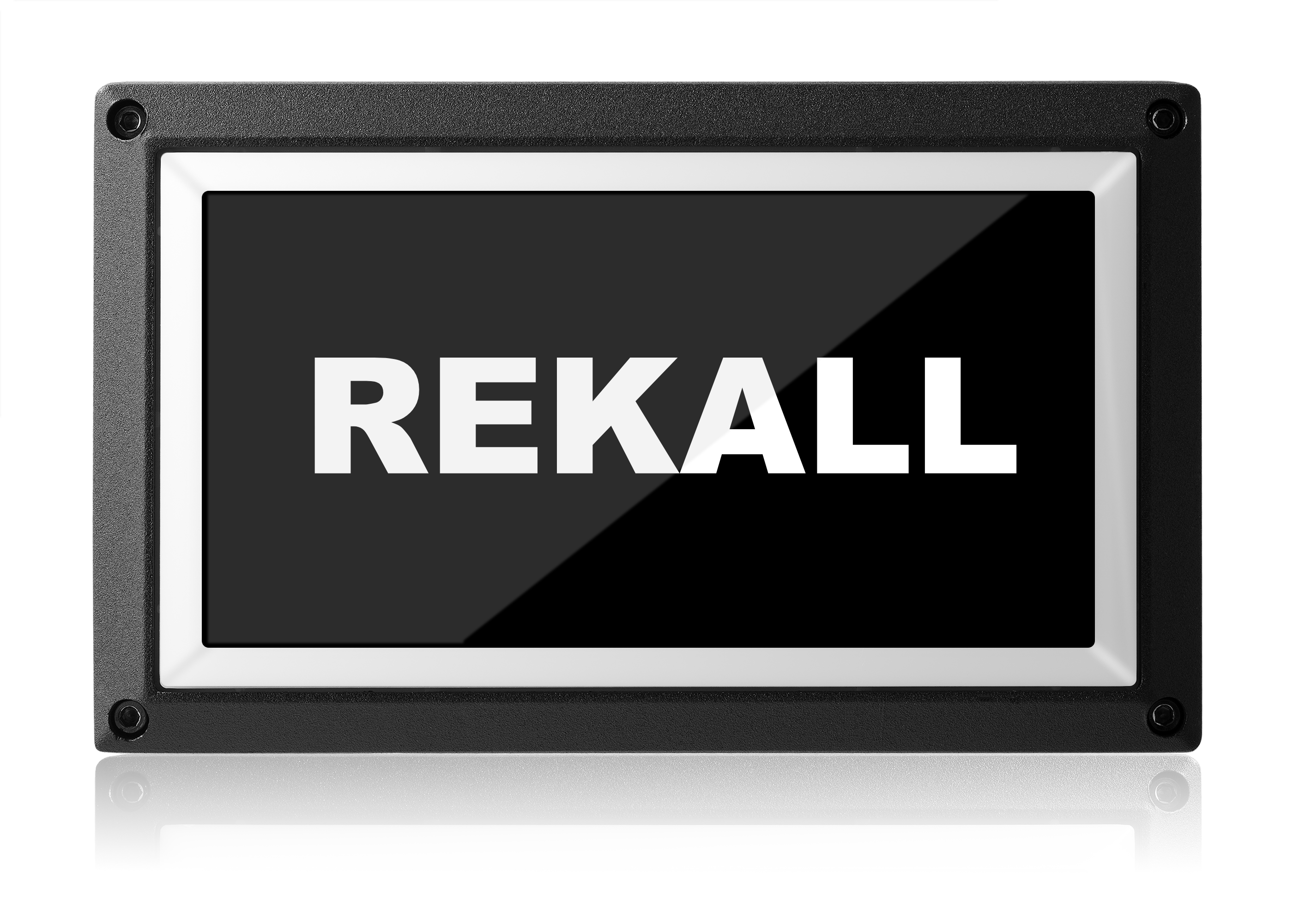 Rekall RD2020 Custom Printed Light - Rekall Dynamics LED Sign-Black-Low Voltage (12-24v DC)-