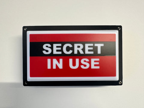 Secret In Use - SEC - Rekall Dynamics LED Sign Photo