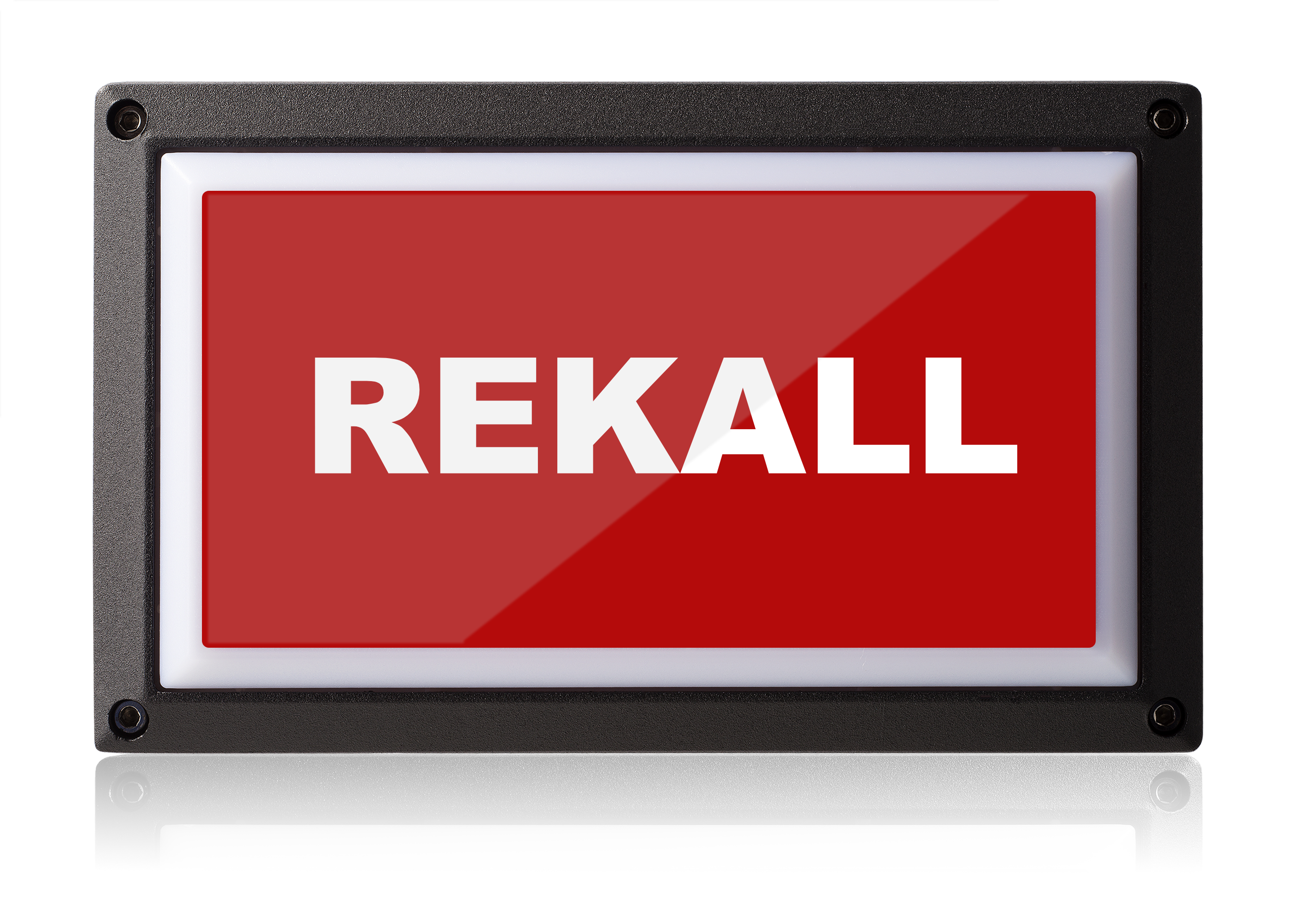 Restricted Area Light - Rekall Dynamics LED Sign-