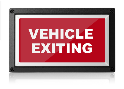 Vehicle Existing LED Warning Sign - High Visibility, IP55 Rated, Indoor/Outdoor Safety Light