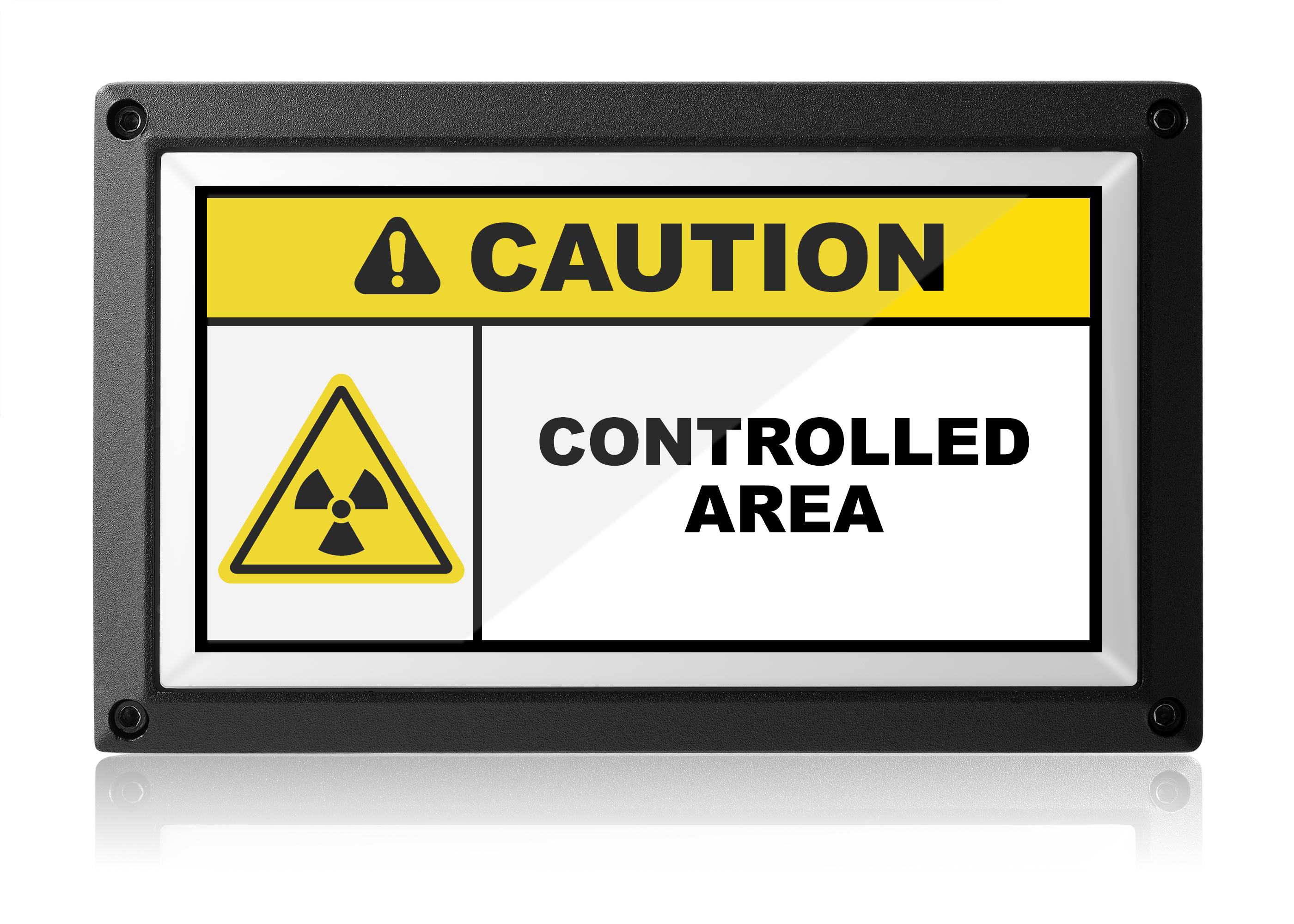 Cd Area. Sign Controlled Area Sign