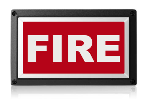 Fire Alarm Light - Rekall Dynamics LED Sign-Red-Low Voltage (12-24v DC)-