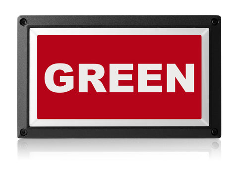 Green Light - Rekall Dynamics LED Sign-