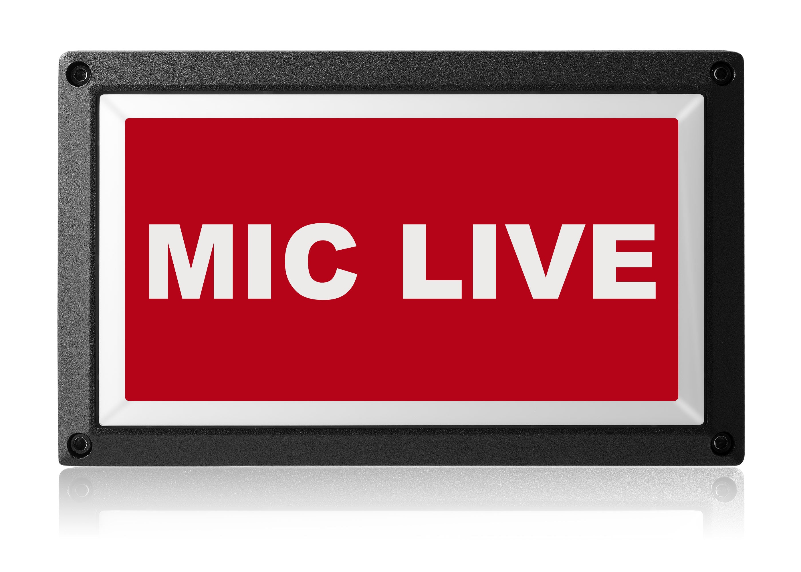 Mic Live Light - Rekall Dynamics LED Sign-