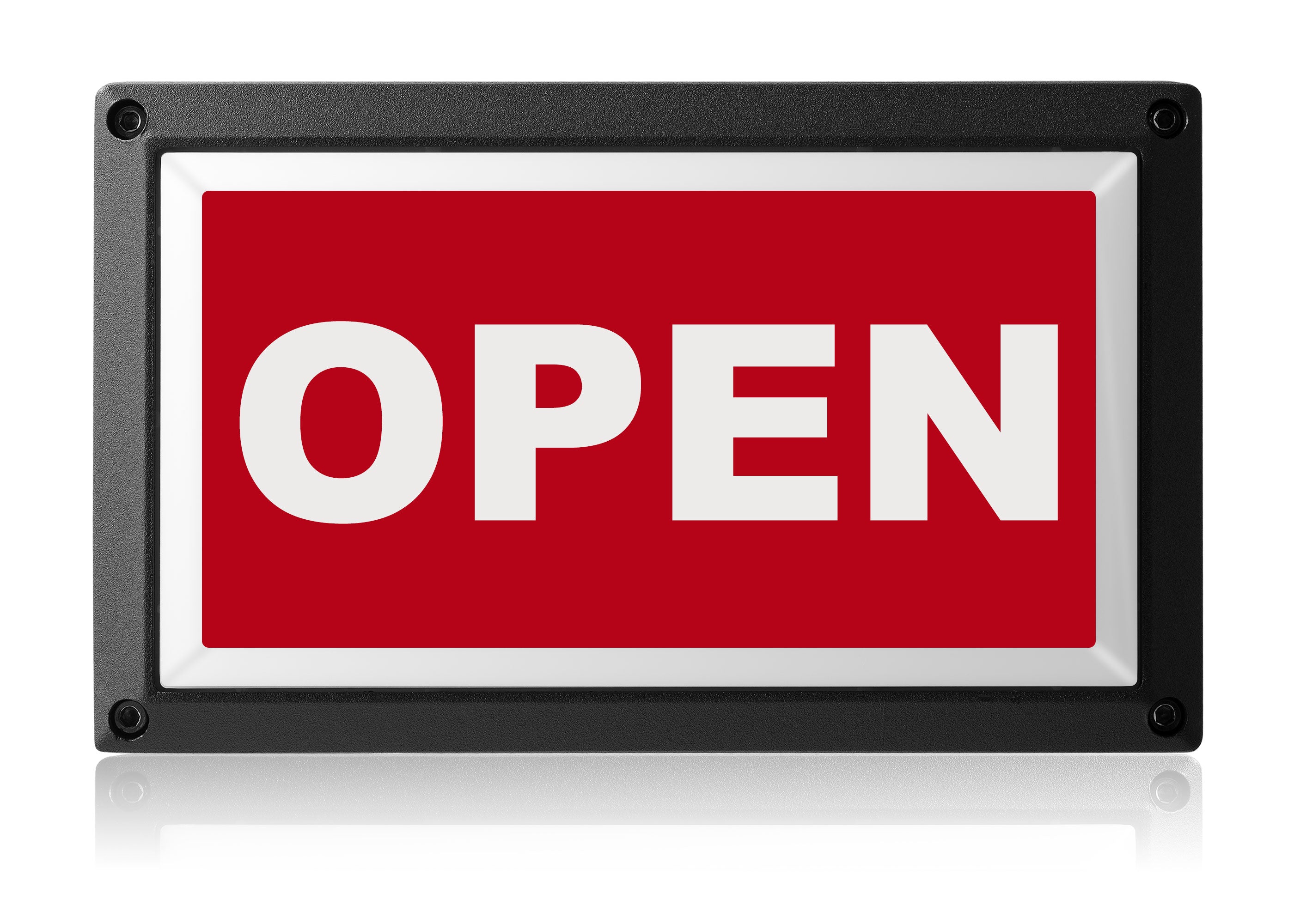 Open Light - Rekall Dynamics LED Sign-Red-Low Voltage (12-24v DC)-