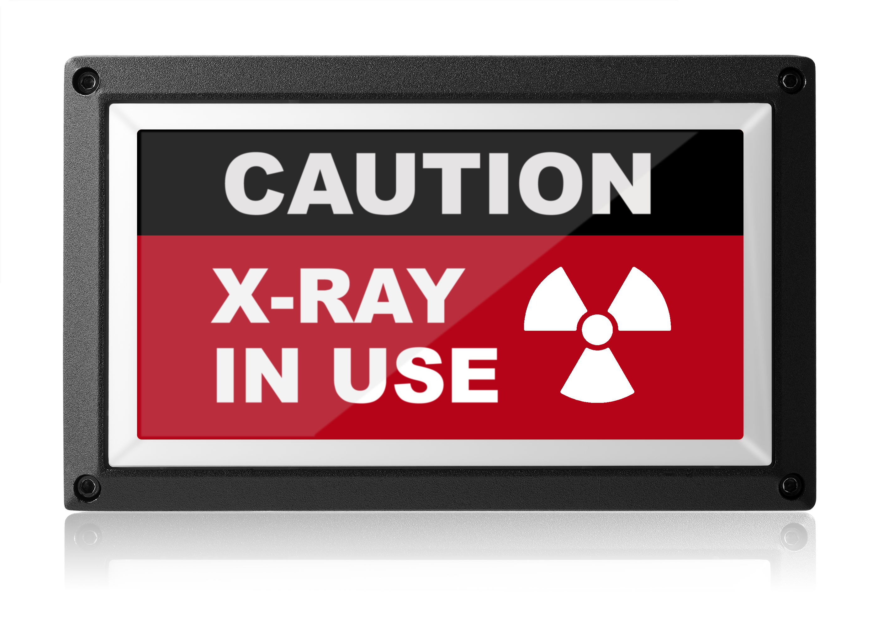 Caution X-Ray In Use Light - Red ISO - Rekall Dynamics LED Sign-Red-Low Voltage (12-24v DC)-