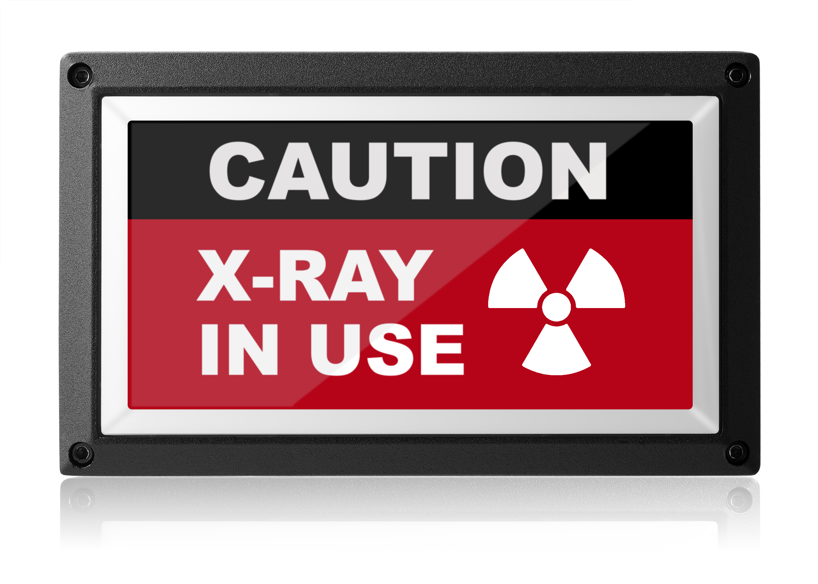 Caution X-Ray In Use Light - Red ISO - Rekall Dynamics LED Sign