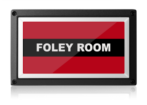 Foley Room Light - Red ISO - Rekall Dynamics LED Sign-Red-Low Voltage (12-24v DC)-