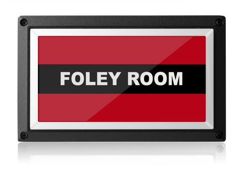 Foley Room Light - Red ISO - Rekall Dynamics LED Sign
