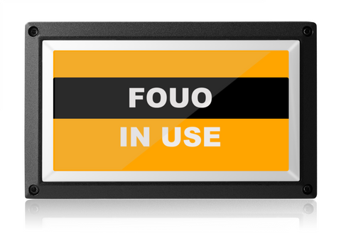 For Official Use Only In Use Light - FOUO - Rekall Dynamics LED Sign