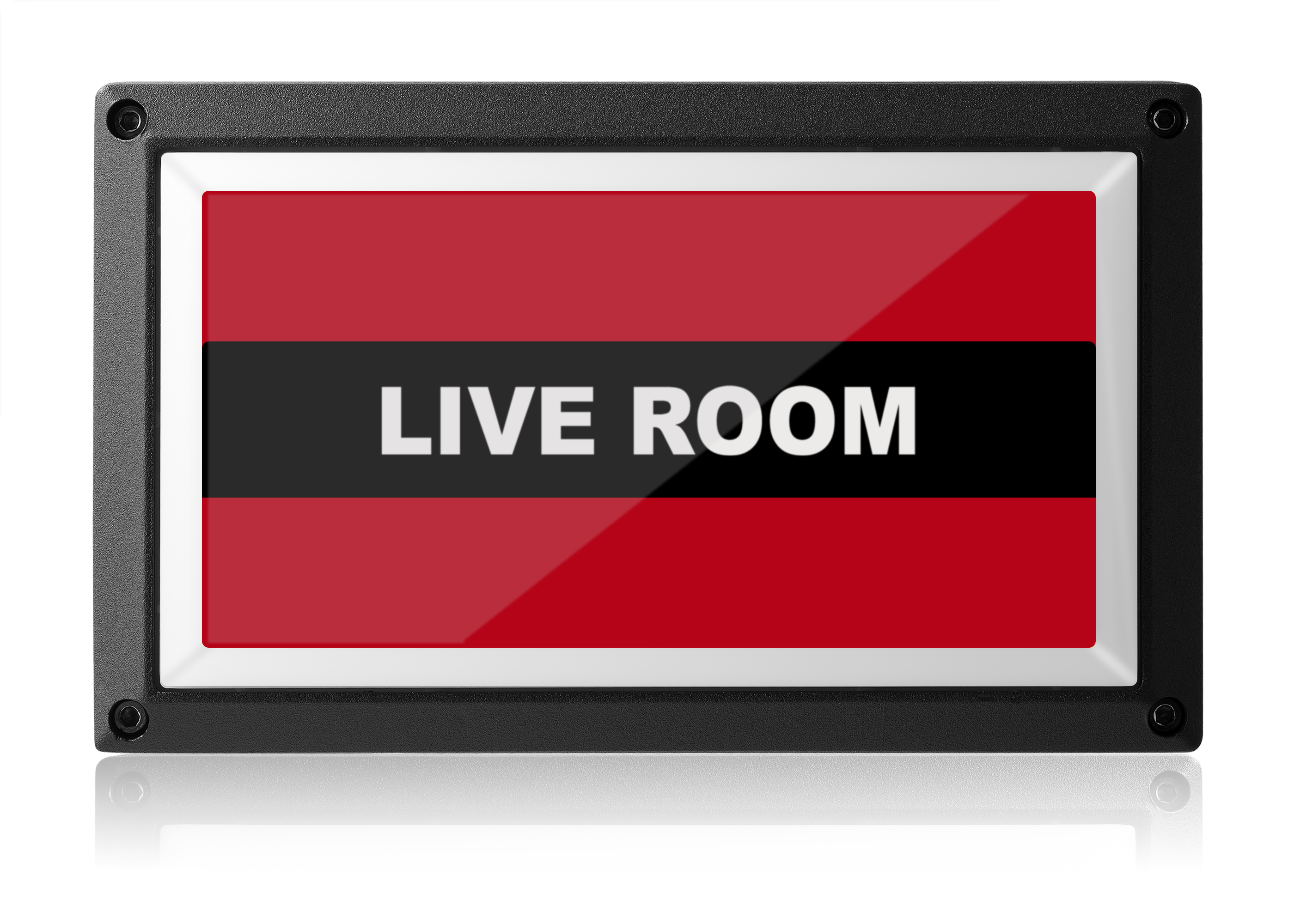 Live Room Light - Red ISO - Rekall Dynamics LED Sign