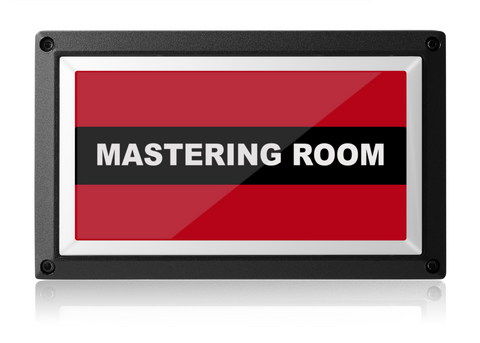 Mastering Room Light - Red ISO - Rekall Dynamics LED Sign