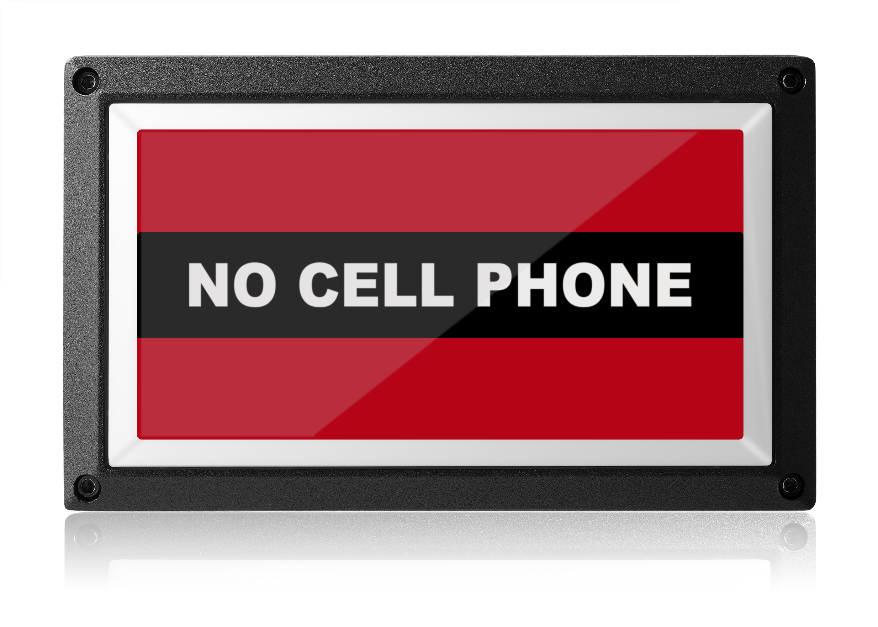 No Cell Phone Light - Red ISO - Rekall Dynamics LED Sign-