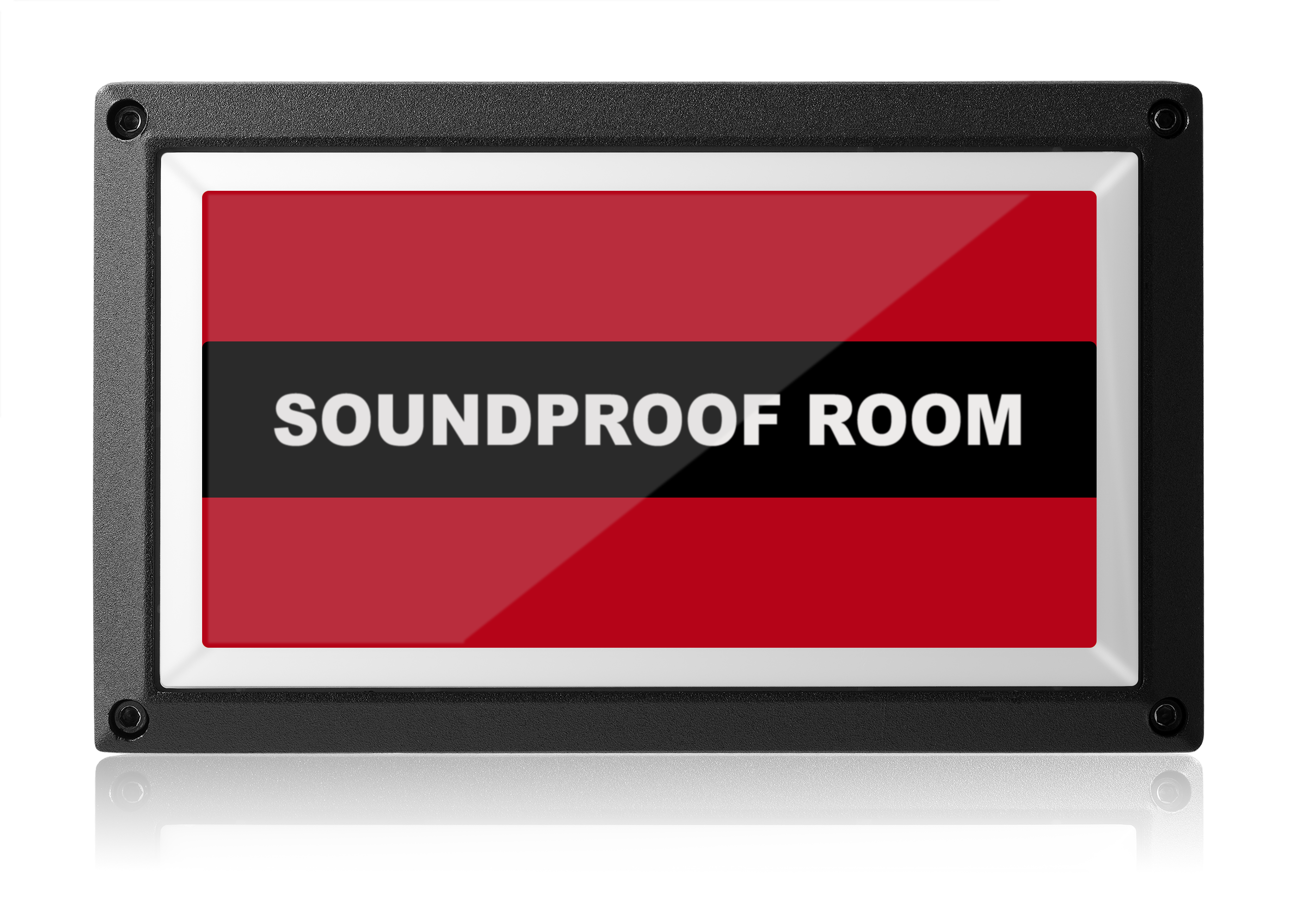 Soundproof Room Light - Red ISO - Rekall Dynamics LED Sign