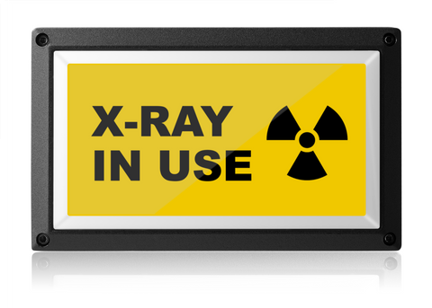 X-Ray In Use Light - Yellow ISO - Rekall Dynamics LED Sign-Red-Low Voltage (12-24v DC)-