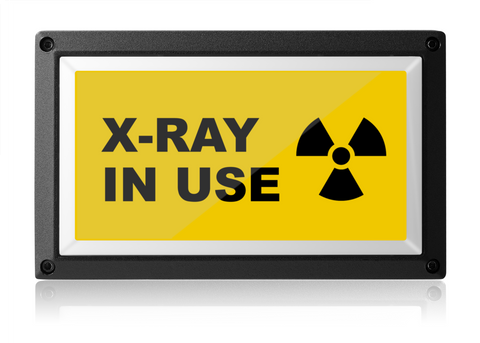 X-Ray In Use Light - Yellow ISO - Rekall Dynamics LED Sign